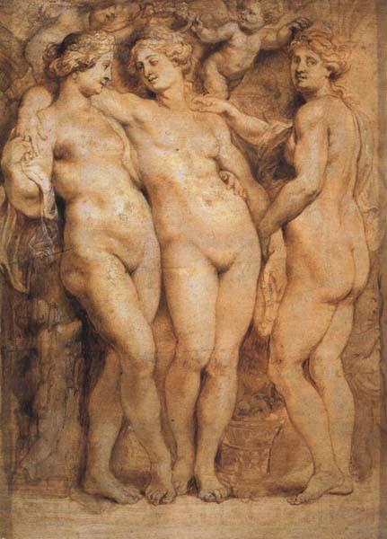 Peter Paul Rubens The Three Graces Norge oil painting art